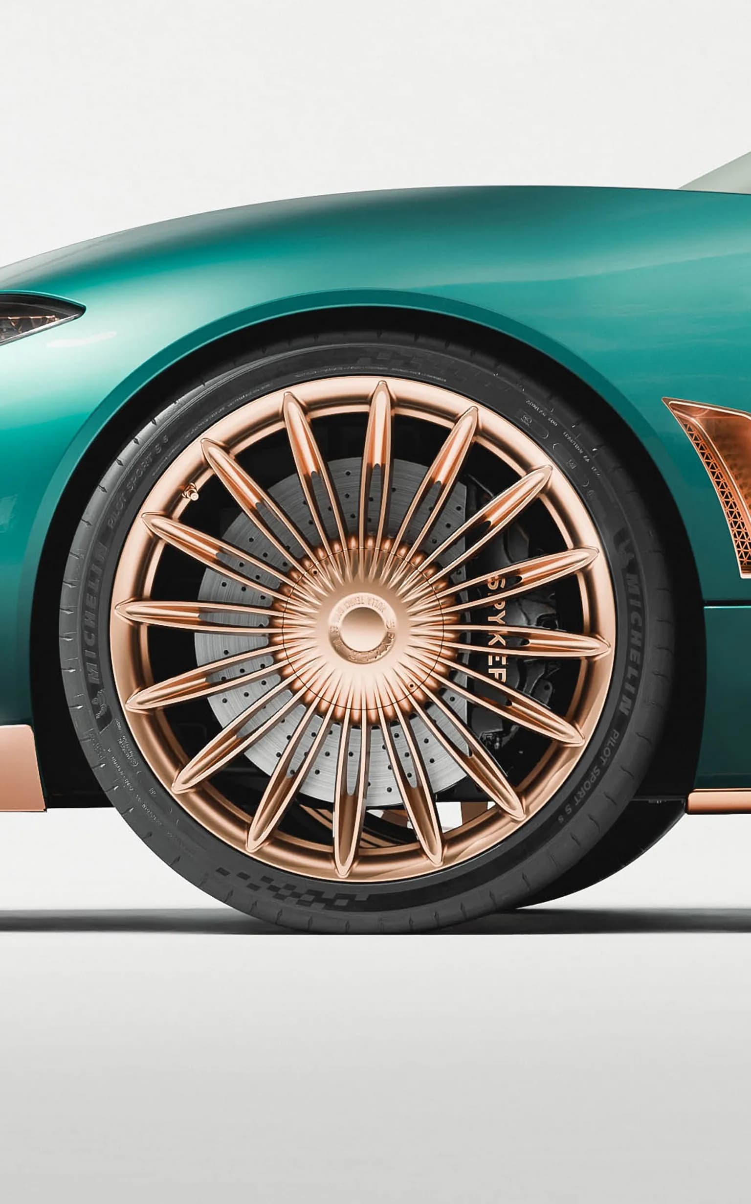 Wheel of the new Spyker car