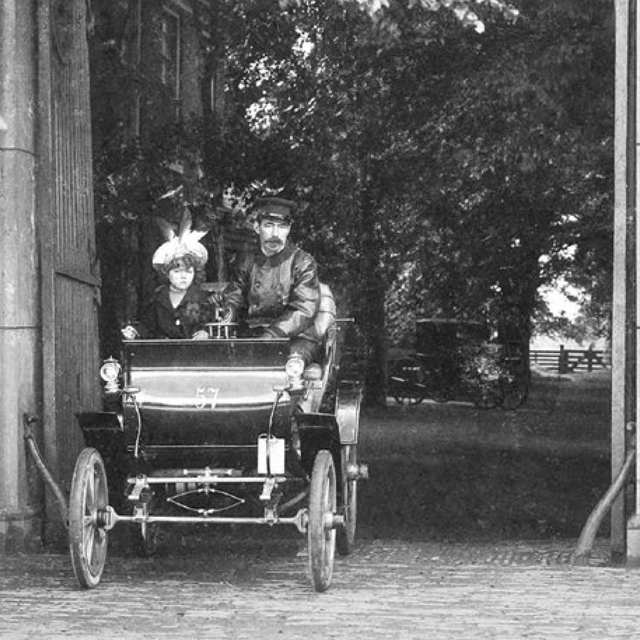 The first Spyker motorcar