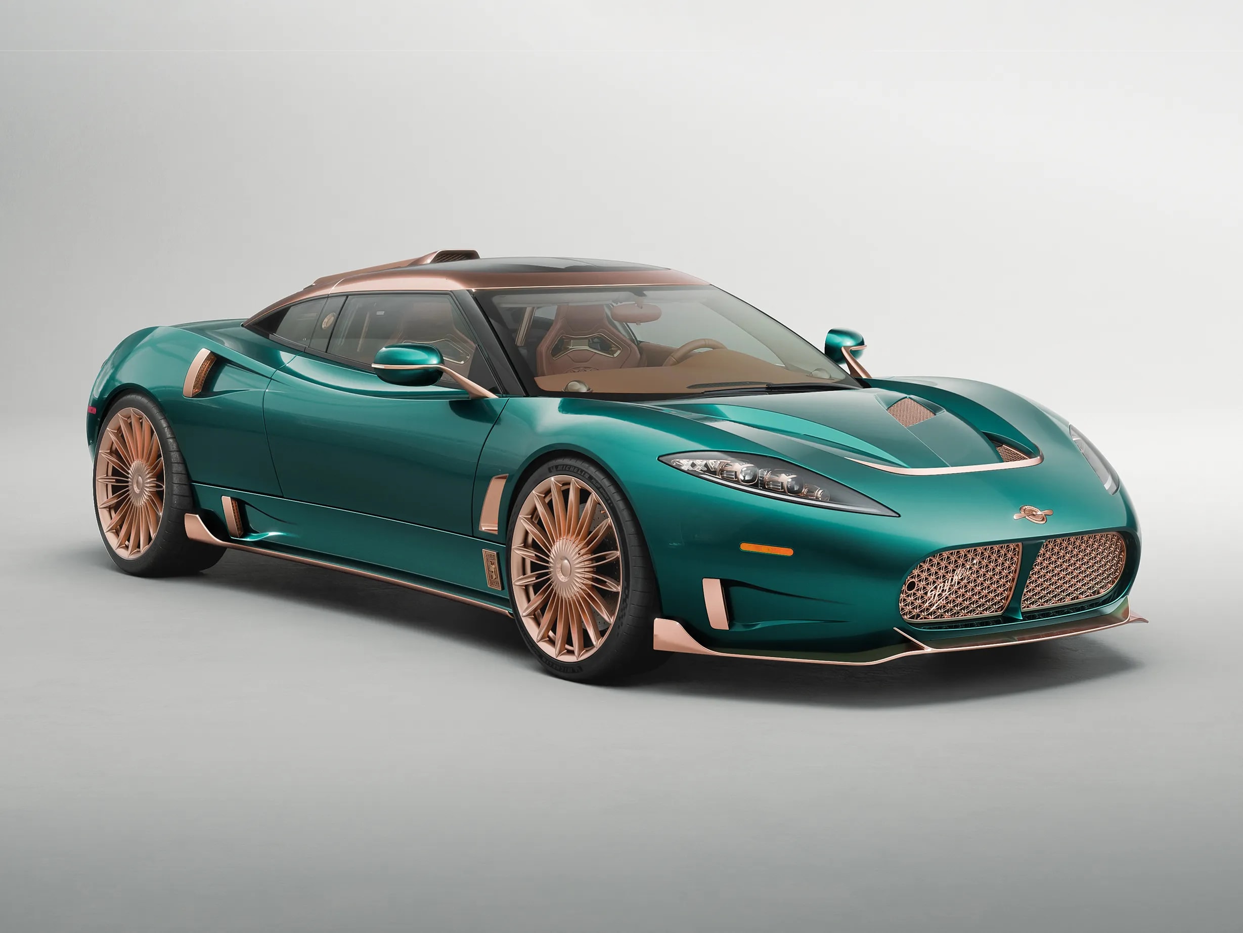 Three Quarter Front look of the car