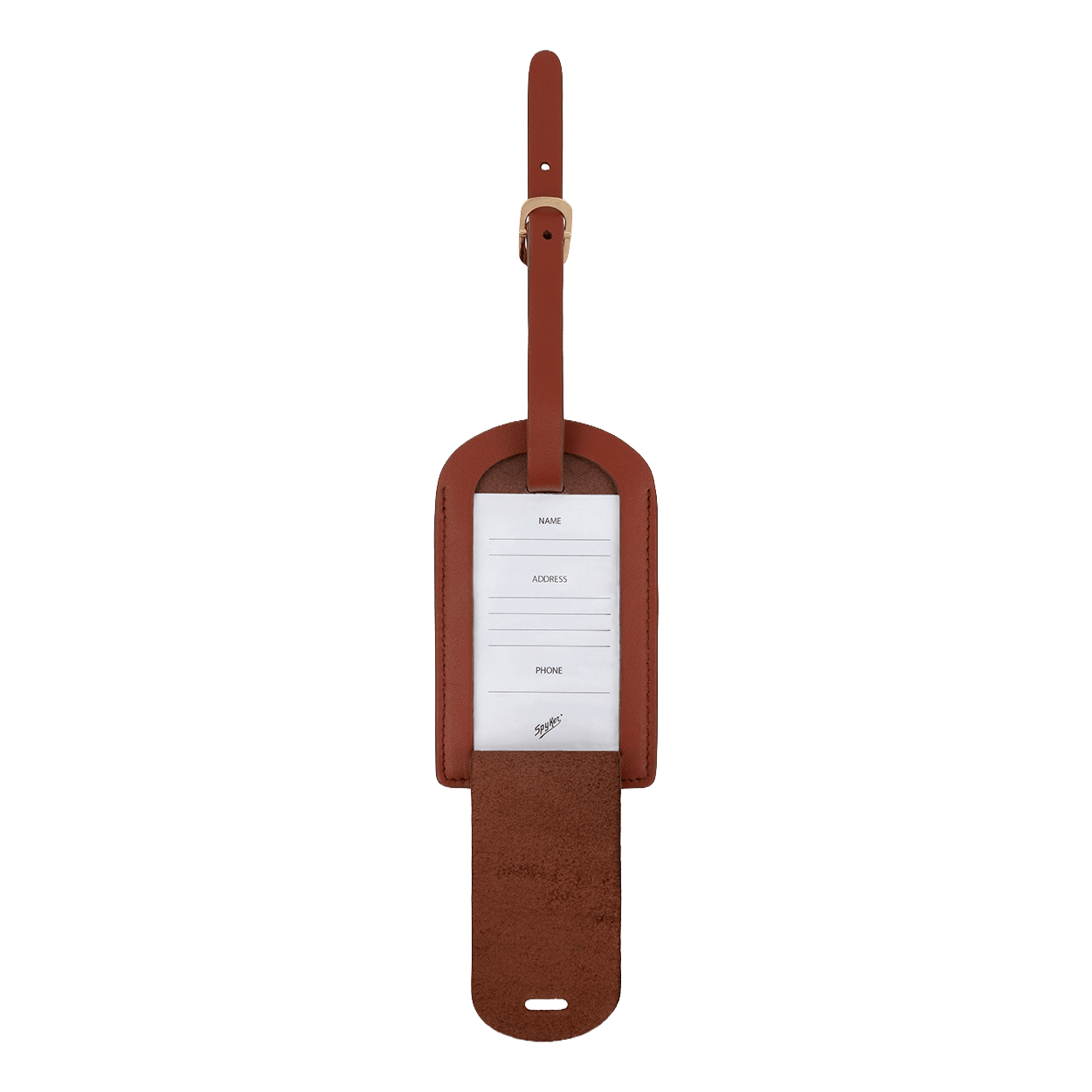 Luggage label open